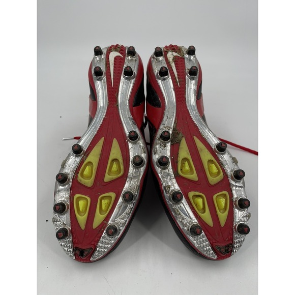 Nike Zoom Air Alpha‎ Talon Football Cleats Men's Sz 12 Red / Black Promo Sample - Picture 13 of 14
